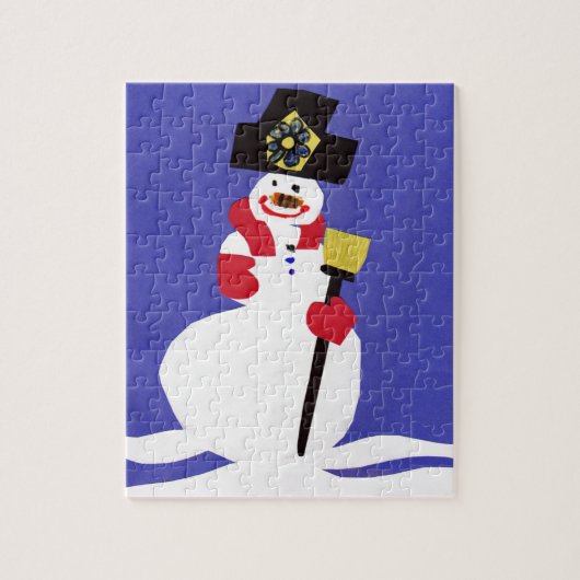 Snowman door VictoriaShaylee Legpuzzel (Verticaal)