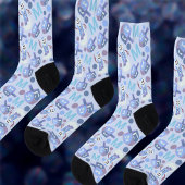 Snowman Dreidels Voeg uw Monogram Schattige Chanoe Sokken