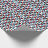 Snowman-eau-de-vie Cadeaupapier (Hoek)