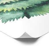 Snowman eerste verjaardag mijlpaal verjaardag poster (Hoek)