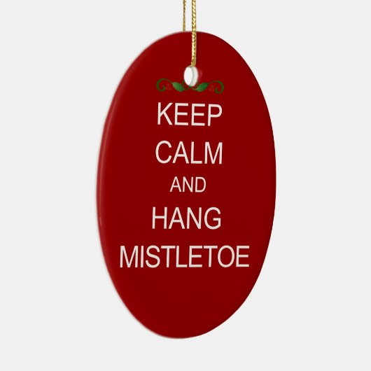 Snowman en Bird Ceramic Ornament (Rechts)