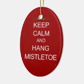 Snowman en Bird Ceramic Ornament (Links)