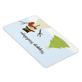 Snowman en Boom Magneet (Rechterzijde)