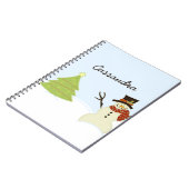 Snowman en Boom Notitieboek (Linkerzijde)