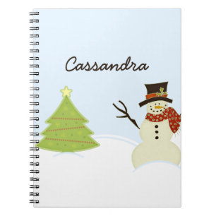 Snowman en Boom Notitieboek