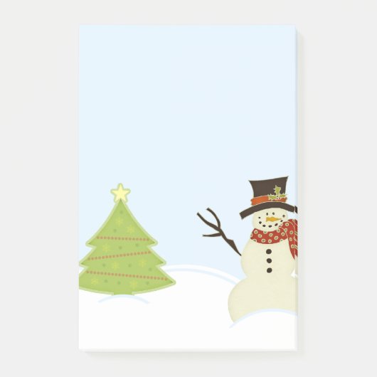 Snowman en Boom Post-it® Notes (Voorkant)