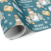 Snowman en Friends Kinder Kerstmis Cadeaupapier (Rol Hoek)