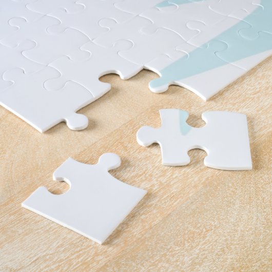 Snowman en kerstboom legpuzzel (Zijkant)