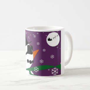 Snowman en kerstkerstman Mok