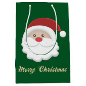 Snowman en Kerstmis Medium Cadeauzakje (Voorkant)