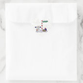 Snowman en Noordpool - Hart Sticker (Tas)