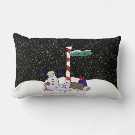 Snowman en Noordpool - Kussen