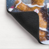 Snowman en ontbijtkoek muismat (Hoek)