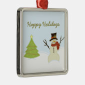 Snowman en Ornament met kerstmis (Rechts)