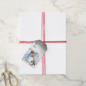 SNOWMAN EN PENGUIN WINTERSERENADE CADEAULABEL (Met Touw)
