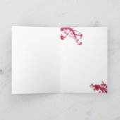 SNOWMAN EN PENGUIN WINTERSERENADE FEESTDAGEN KAART (Binnen)