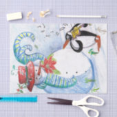 SNOWMAN EN PENGUIN WINTERSERENADE TISSUEPAPIER (Craft)