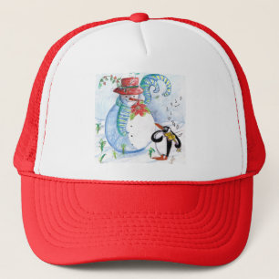 SNOWMAN EN PENGUIN WINTERSERENADE TRUCKER PET