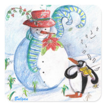 SNOWMAN EN PENGUIN WINTERSERENADE