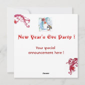 SNOWMAN EN PENGUIN'S WINTER SERENADE FEESTDAGENKAART (Achterkant)