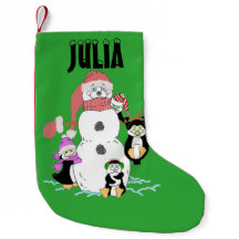 Snowman en Pinguïns Kerstmis