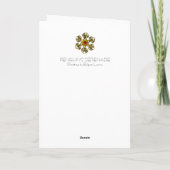 SNOWMAN EN PINGUÏN'S WINTERSERENADE FEESTDAGEN KAART (Achterkant)