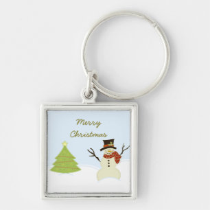 Snowman en Sleutelhanger met kerstmis