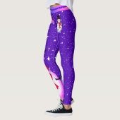 Snowman en Snowflakes op je kerst Leggings (Links)