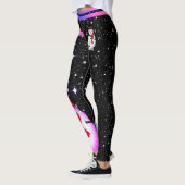 Snowman en Snowflakes op je kerst Leggings (Links)