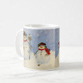 Snowman en Son Koffiemok (Voorkant links)