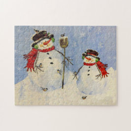 Snowman en Son Legpuzzel