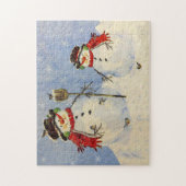 Snowman en Son Legpuzzel (Verticaal)