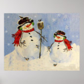 Snowman en Son Poster (Voorkant)
