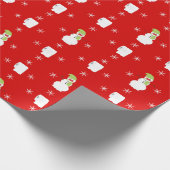Snowman en Toilet Paper, Kerstmis 2020 Cadeaupapier (Hoek)