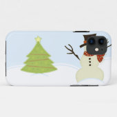 Snowman en Tree iPhone 5 BT-Hoesje Case-Mate iPhone Case (Achterkant (horizontaal))