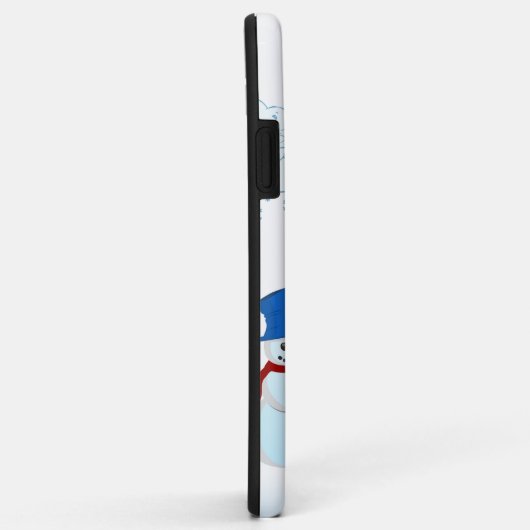 Snowman en wind in de winter Case-Mate iPhone case (Achterkant/rechts)