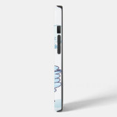 Snowman en wind in de winter Case-Mate iPhone case (Achterkant / Links)