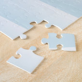 Snowman en wind in de winter legpuzzel (Zijkant)
