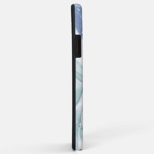 Snowman en Winterlandschap Case-Mate iPhone Case (Achterkant/rechts)