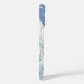 Snowman en Winterlandschap Case-Mate iPhone Case (Achterkant / Rechts)