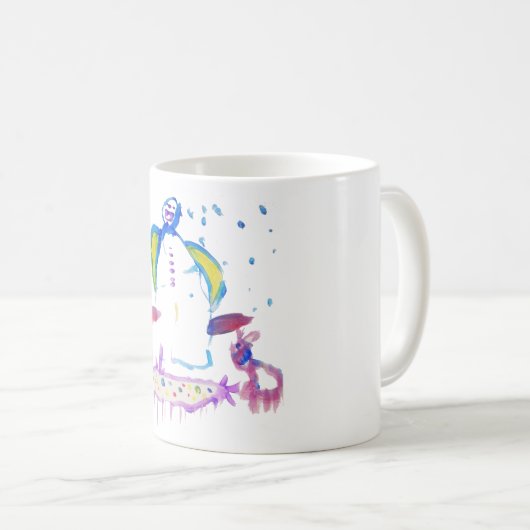 Snowman en zijn beste vriend koffiemok (Voorkant rechts)