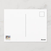 Snowman en Zoon Card Briefkaart (Achterkant)