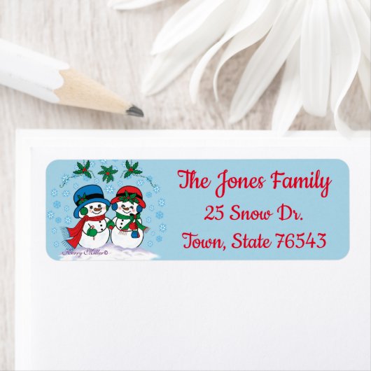 Snowman Etiket (Insitu)