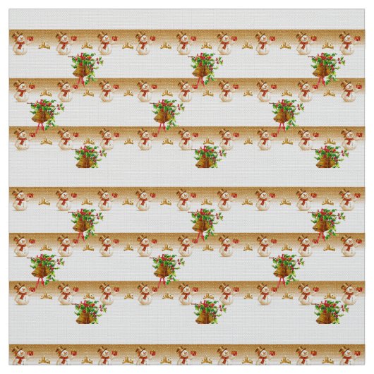 Snowman Fabric Stof (Swatch)