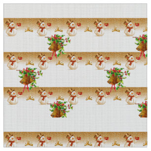 Snowman Fabric Stof