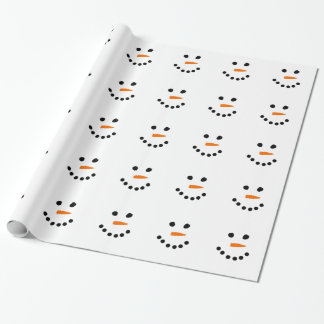 Snowman Face Cadeaupapier