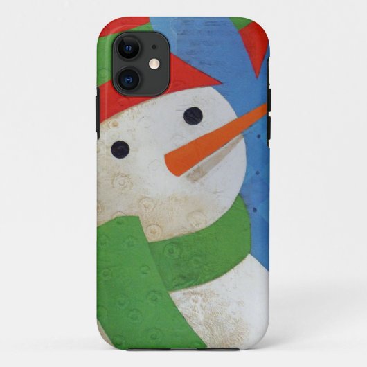 Snowman Face Case-Mate iPhone Case (Achterkant)
