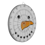 Snowman Face Dartbord (Voorkant Links)