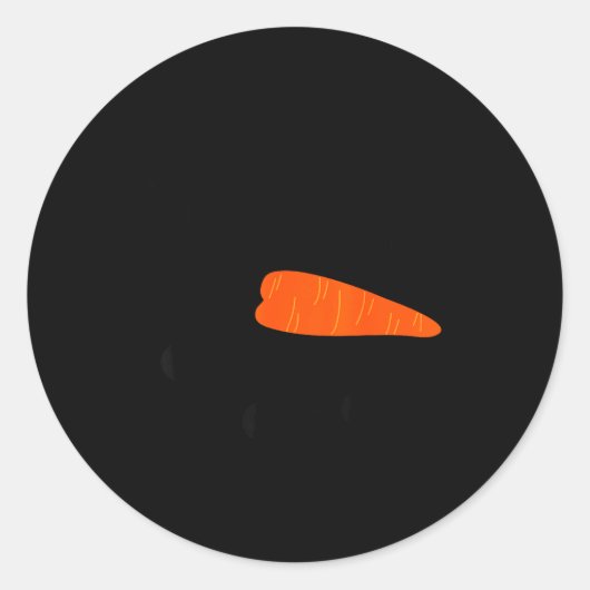 Snowman Face Eyelashes For Women Christmas Winter  Ronde Sticker (Voorkant)