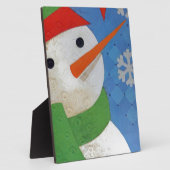 Snowman Face Fotoplaat (Zijkant)